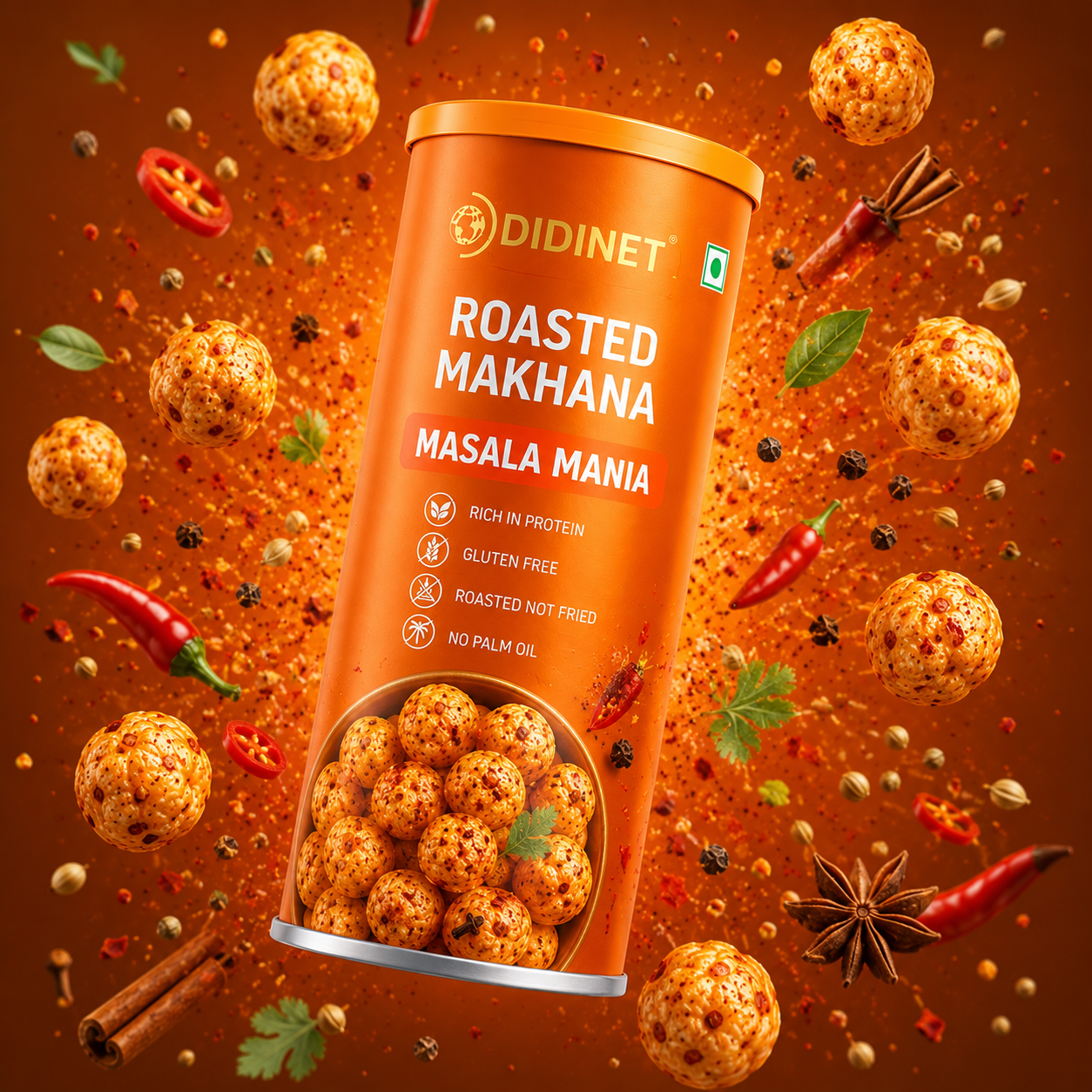 B. Masala Mania Roasted Makhana (100g)